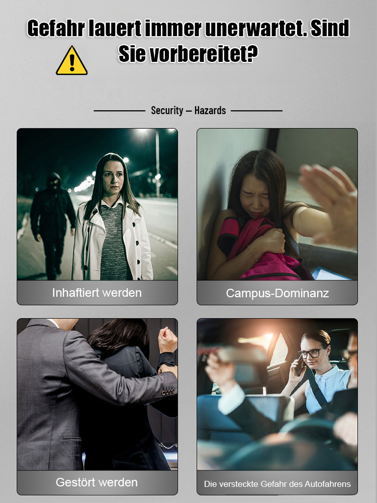 【2-in-1】Arc Selbstverteidigungs-Taschenlampe