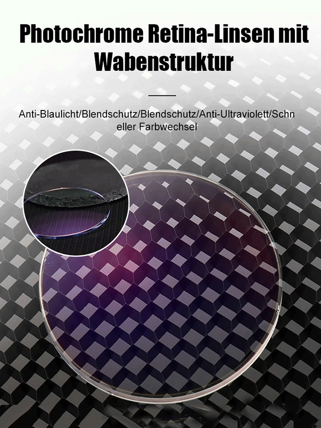 Ultra-HD Wabenzellen-Fotokromatische Lesebrille