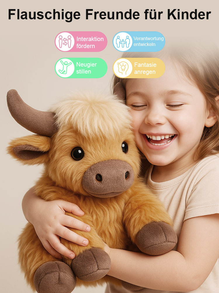 Hishland-Kuh Plüschspielzeug
