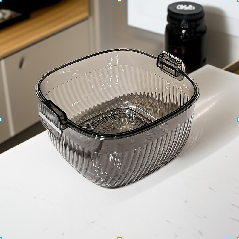 Rice washing tool fruit and vegetable basket