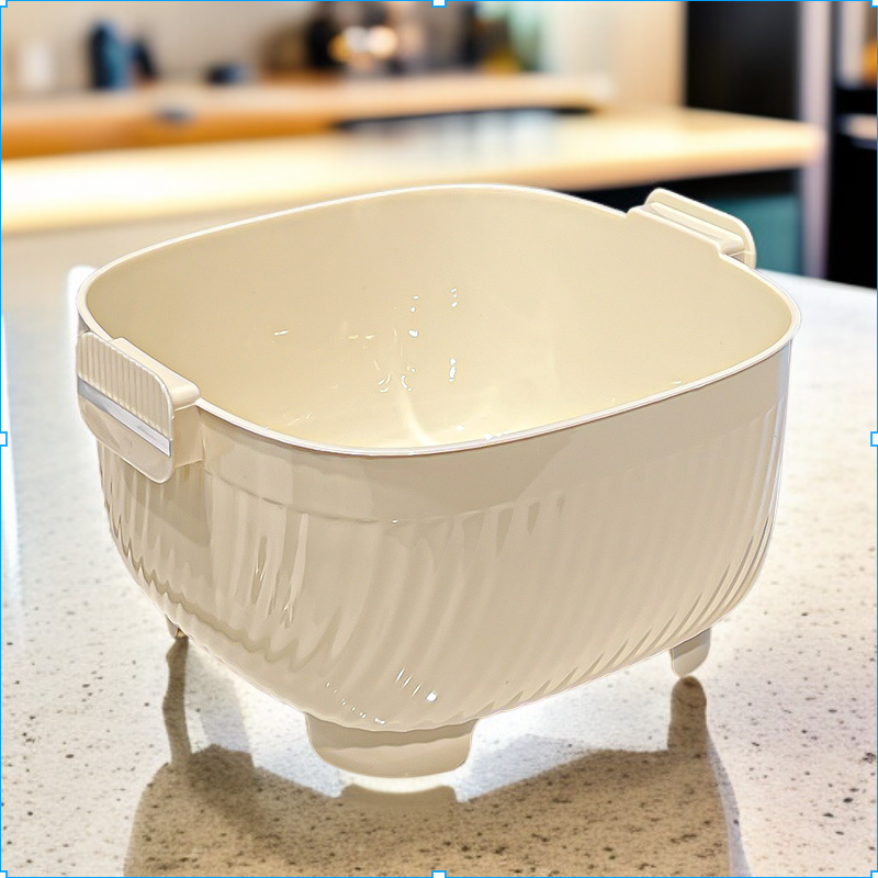 Rice washing tool fruit and vegetable basket