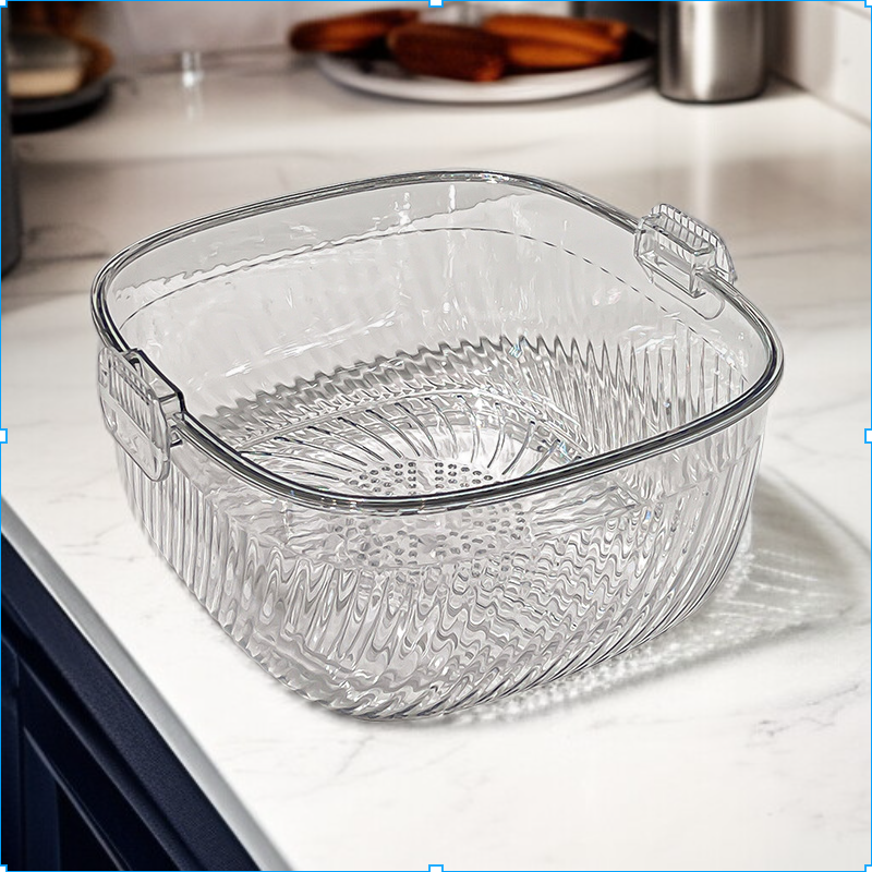 Rice washing tool fruit and vegetable basket