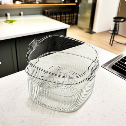 Rice washing tool fruit and vegetable basket