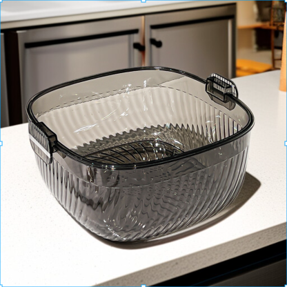 Rice washing tool fruit and vegetable basket