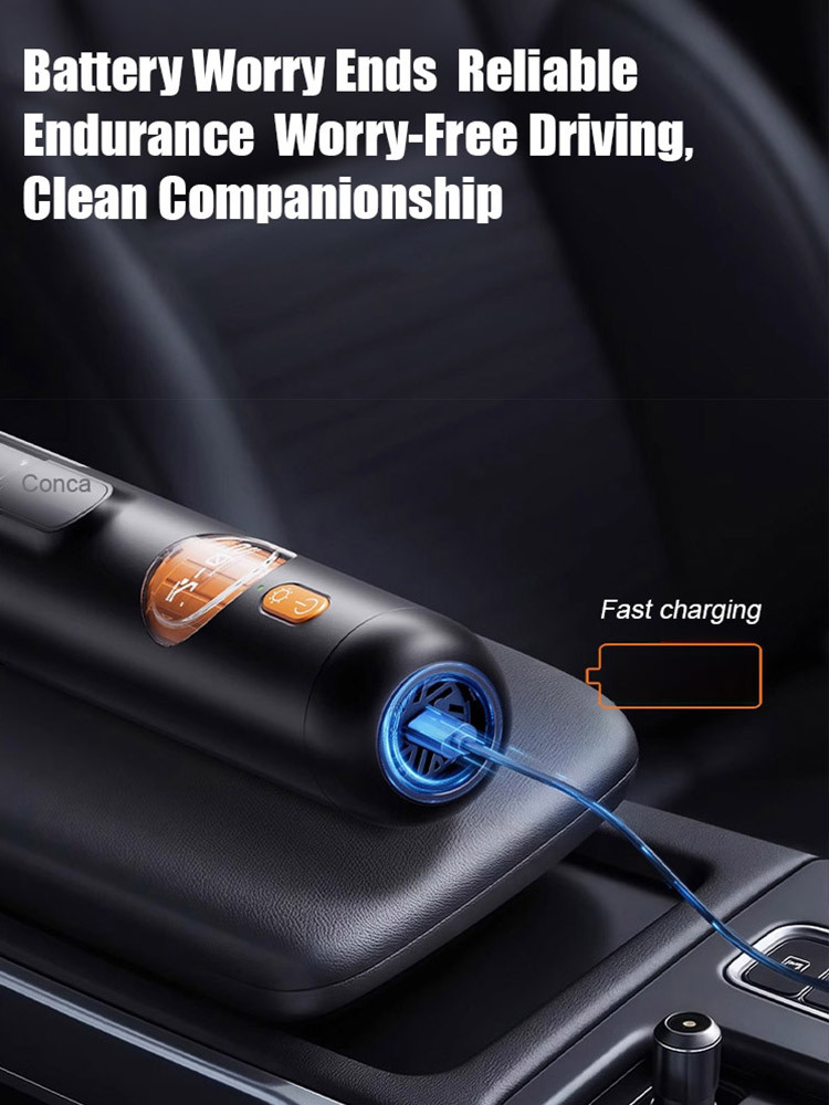 🔥🔥🔥5-in-1 multifunctional vacuum cleaner, easily handles everything in your car and home. 120W of power, 15,000Pa of suction, USB-C fast charging, and an impressive 60-minute battery life.