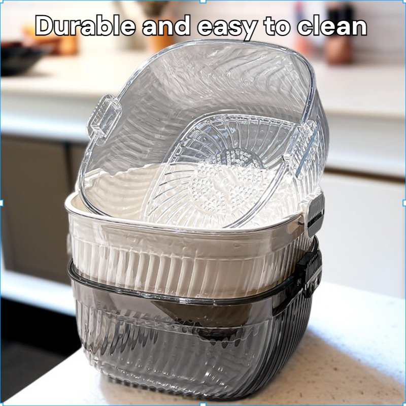 Rice washing tool fruit and vegetable basket