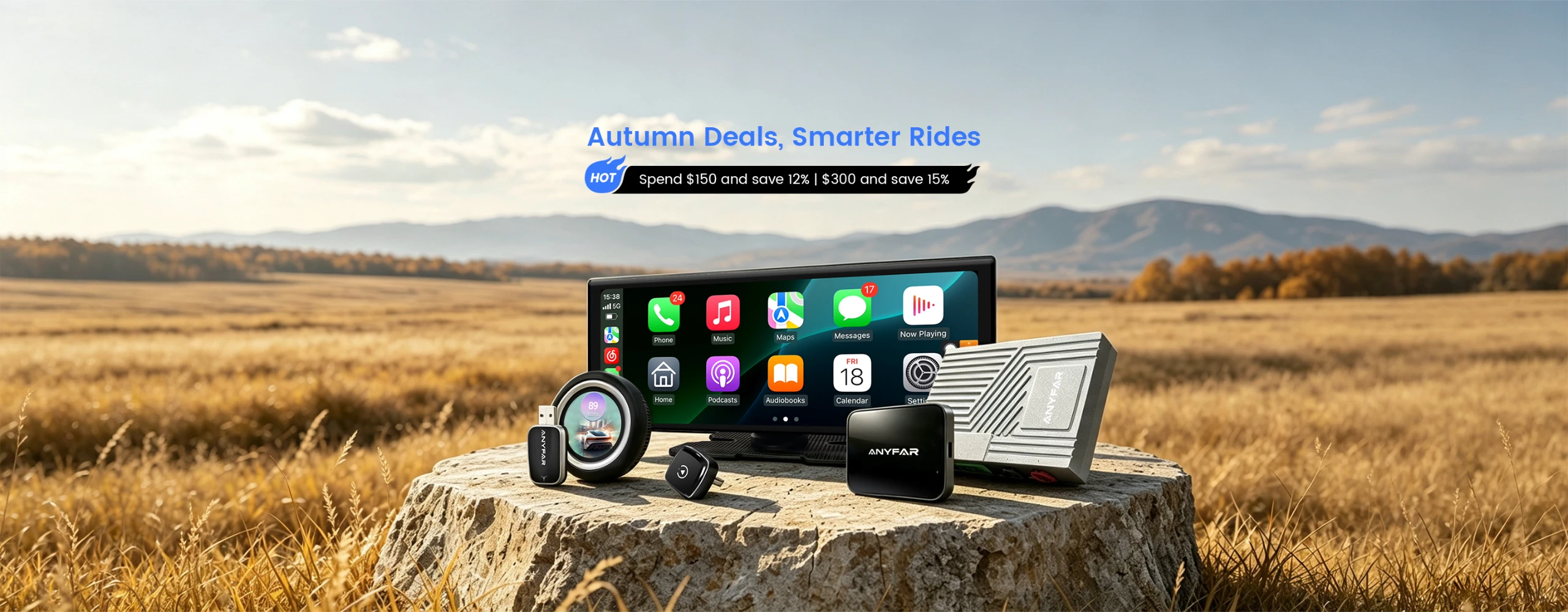 Anyfar autumn sale banner