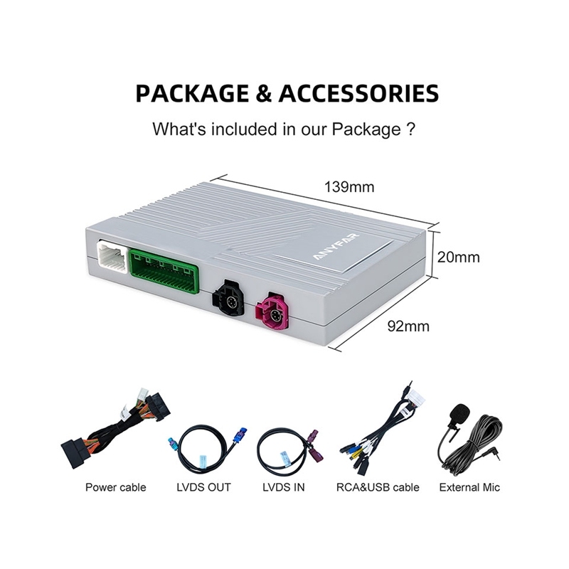 Carplay Retrofit Kit for Mercedes-Benz NTG 4.5/4.7