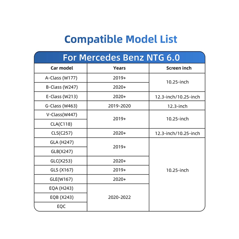CarPlay Decoder for Mercedes-Benz NTG 6.0