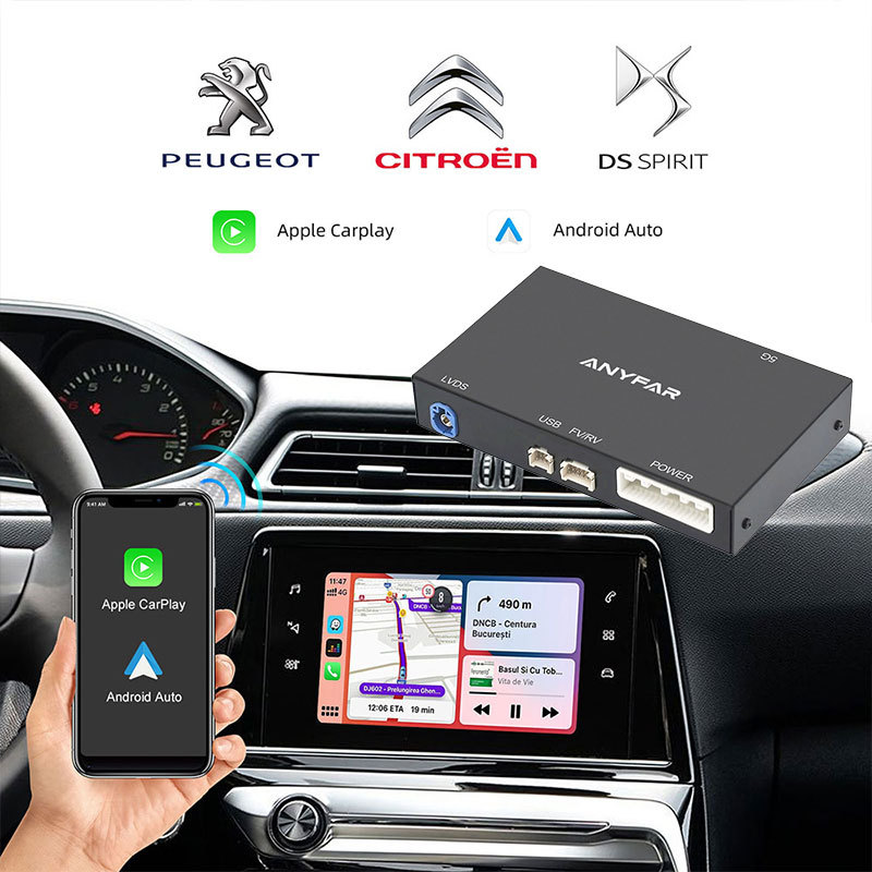 CarPlay Decoder for Citroen MRN  SMEG  7" Screen