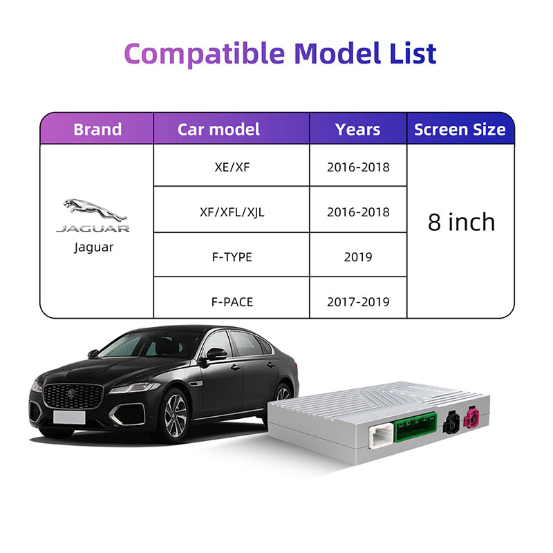 Carplay Module Interface for Jaguar Harman 8“ Screen