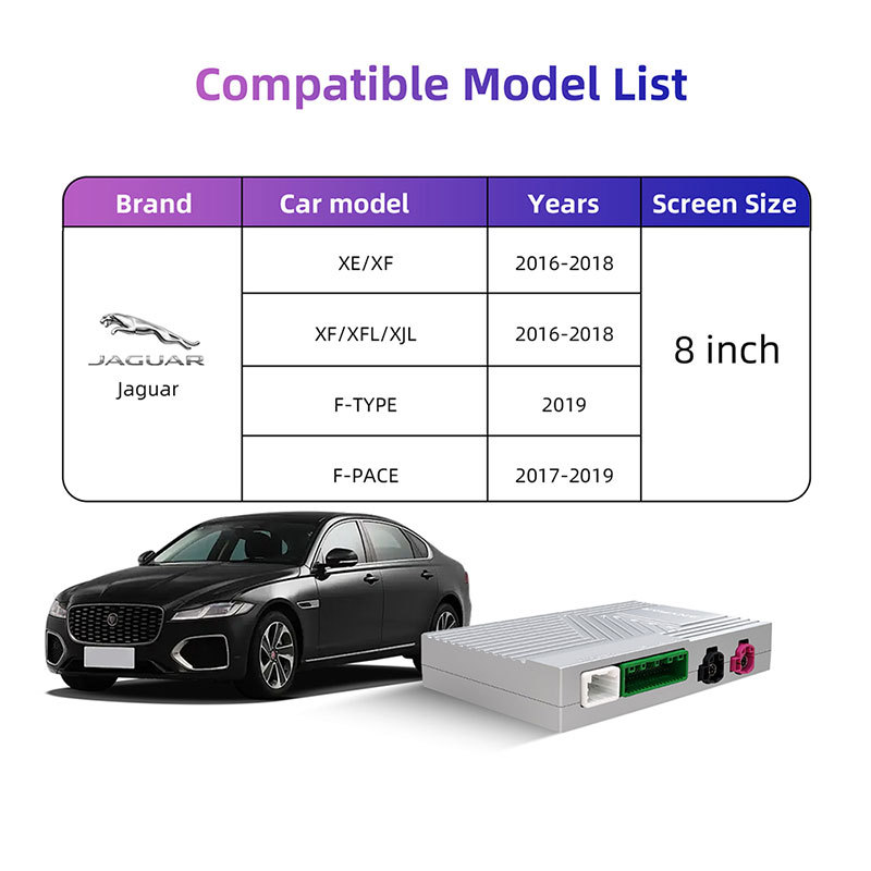 Carplay Module Interface for Jaguar Harman 8“ Screen
