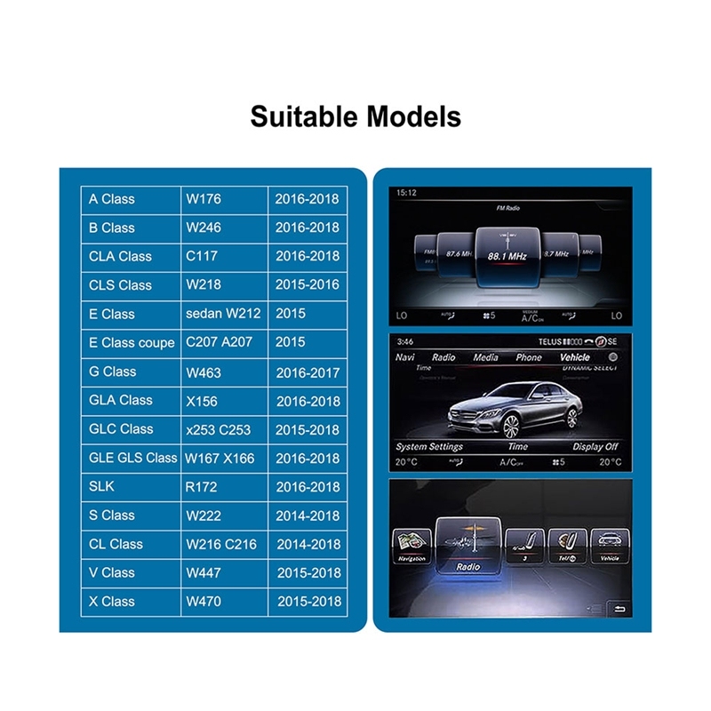 Carplay Retrofit Kit for Mercedes-Benz NTG 5.0/5.1