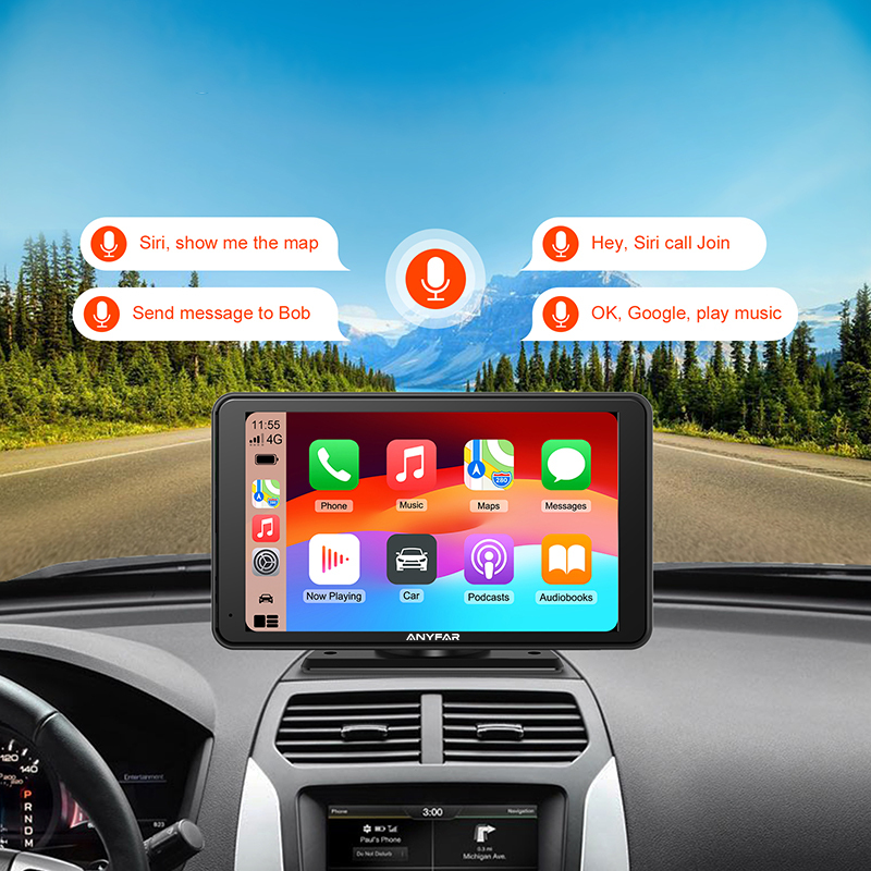 7 Inch Portable CarPlay Screen Suitable for Any Car