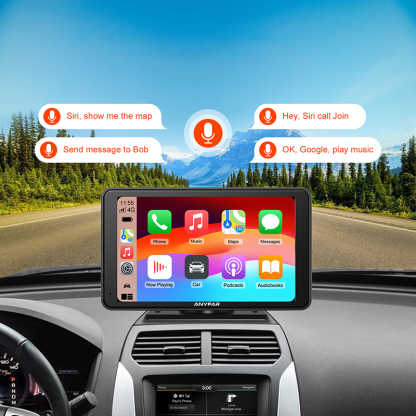 7 Inch Portable CarPlay Screen Suitable for Any Car