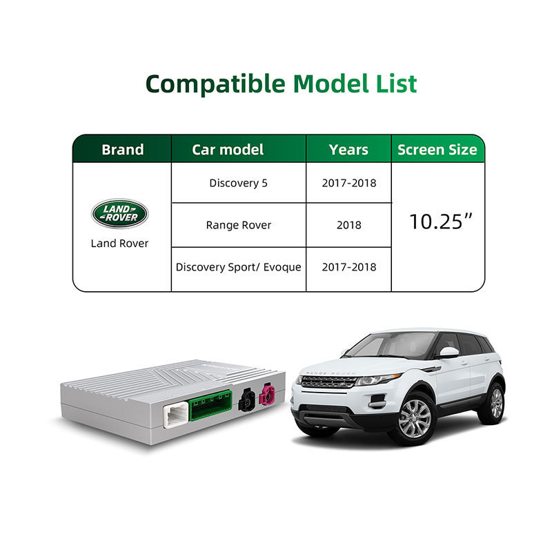 CarPlay Decoder for Land Rover Harman with 10.25" screen
