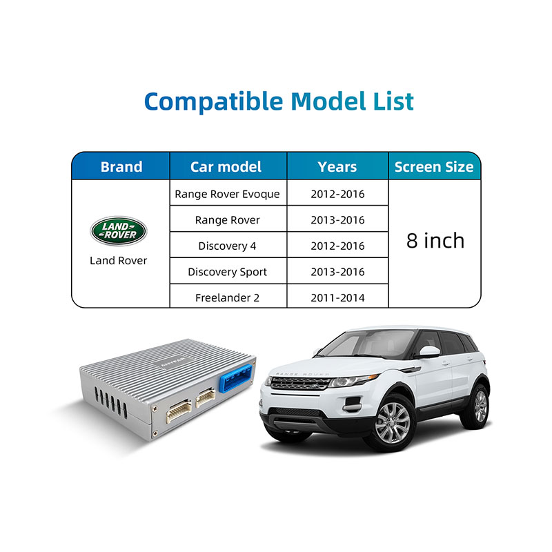 Carplay Module Interface for Land Rover 8" BOSCH