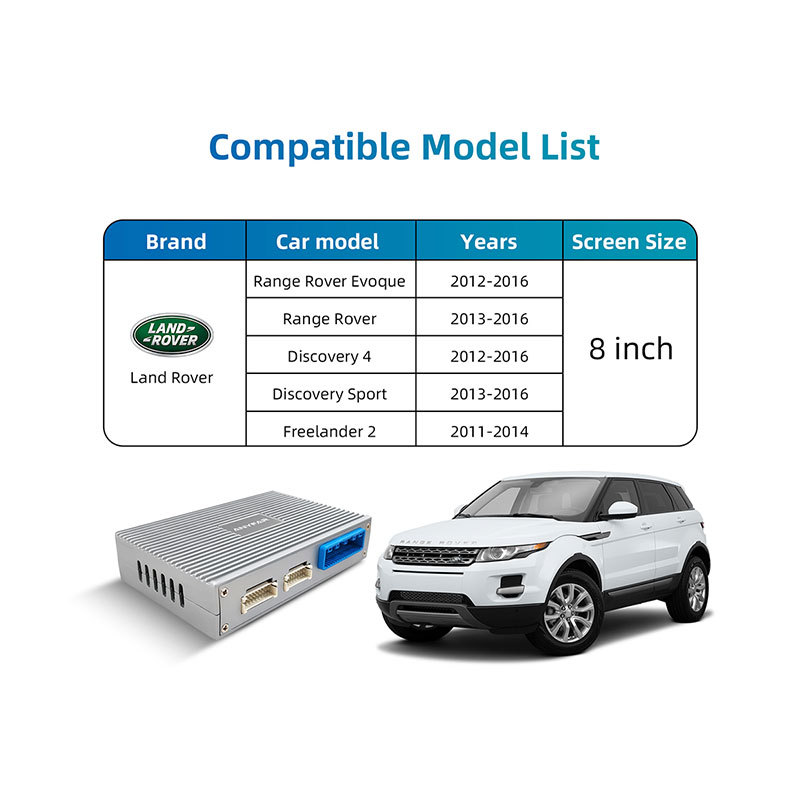 Carplay Module Interface for Land Rover 8" BOSCH