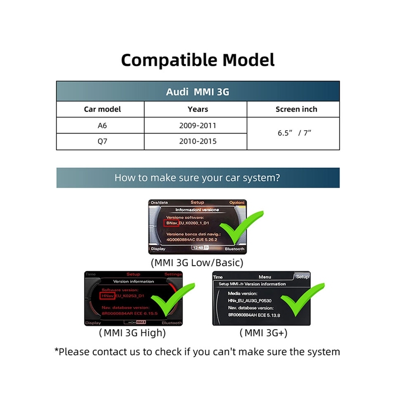 Carplay Retrofit Kit for Audi MMI 3G