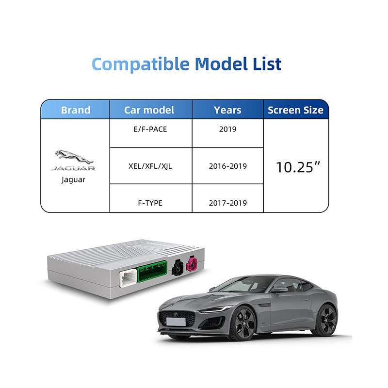 CarPlay Decoder for Jaguar Harman with 10.25" screen