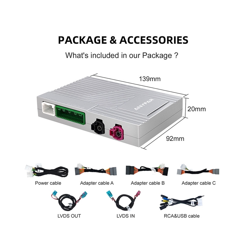 CarPlay Decoder for Land Rover Harman with 10.25" screen