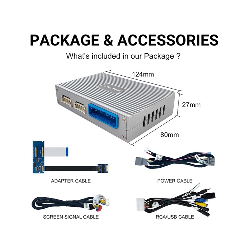 Original Car Upgrade Carplay Retrofit Kit for Volvo 7" screen