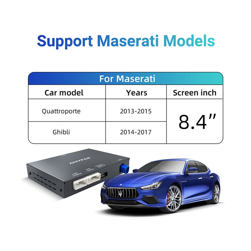 Carplay Module Interface for Maserati