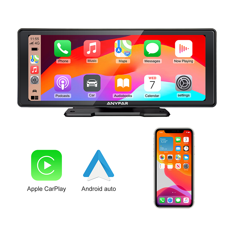10.26 Inch CarPlay Android Auto Screen with 4 Ways of Sounding
