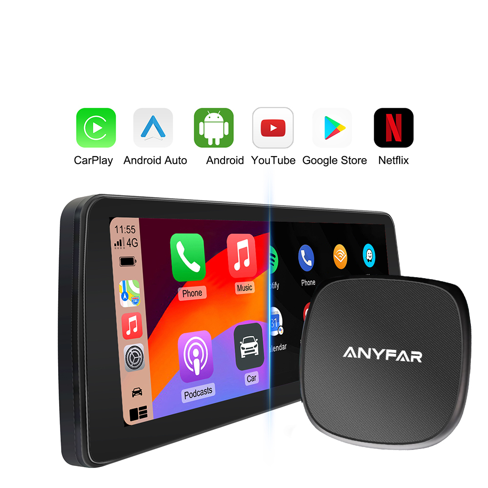 Split-screen Function CarPlay AI Box 3-in-1 Android 13.0