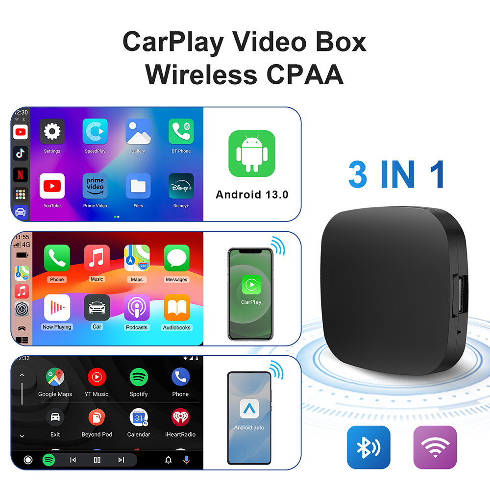 CarPlay AI Box 3-in-1 Android 13.0