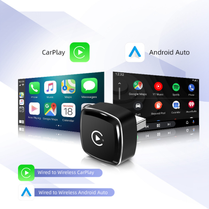 Save Space & Time Wireless CarPlay & Android Auto Adapter