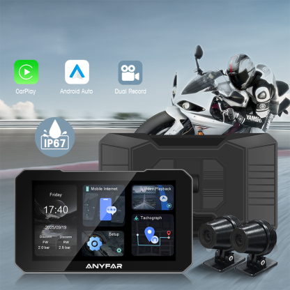 5 Inch IP67 Waterproof Motorcycle Screen