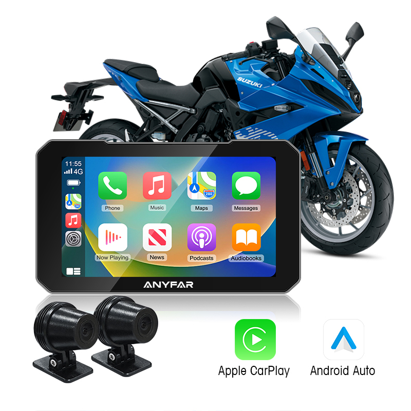 5 Inch IP67 Waterproof Motorcycle Screen