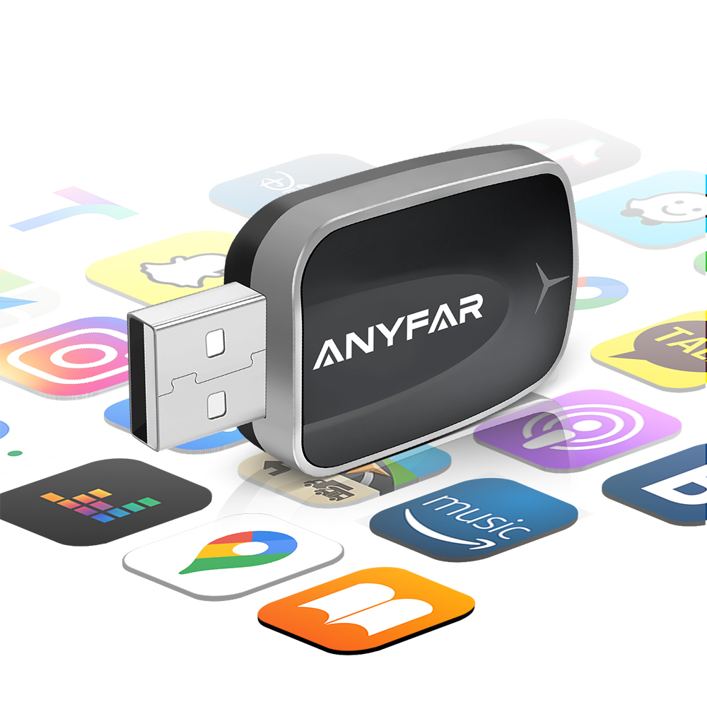 Online Upgrade Wireless CarPlay & Android Auto Adapter