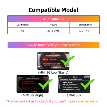 CarPlay Adapter Decoder for Audi MMI 3G