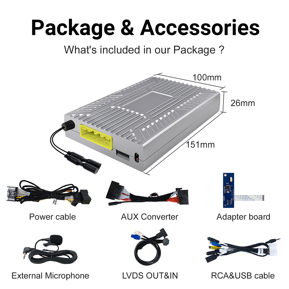 CarPlay Upgrade Module MMI 2G for Audi A4/A5/Q5 with 6.5" screen