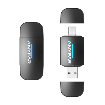 Dual-Mode Wireless Car Adapter - Support CarPlay & Android Auto, Bluetooth 5.2, 5GHz WiFi, 5s Fast Boot-up