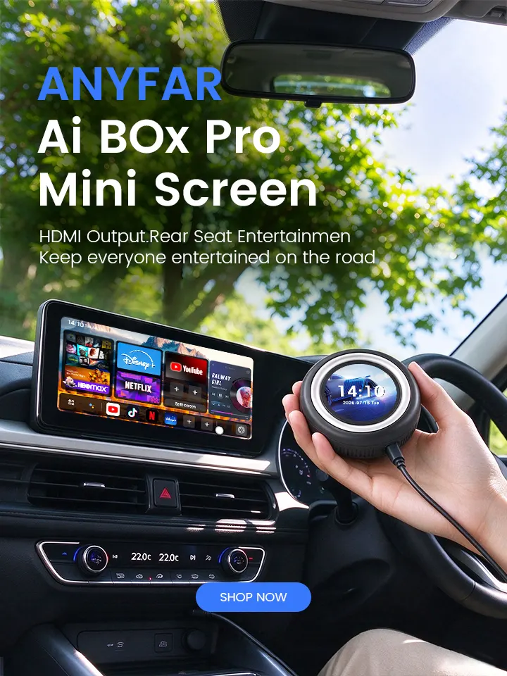 Wireless CarPlay adapter and Ai Box plug and play auto-pairing banner