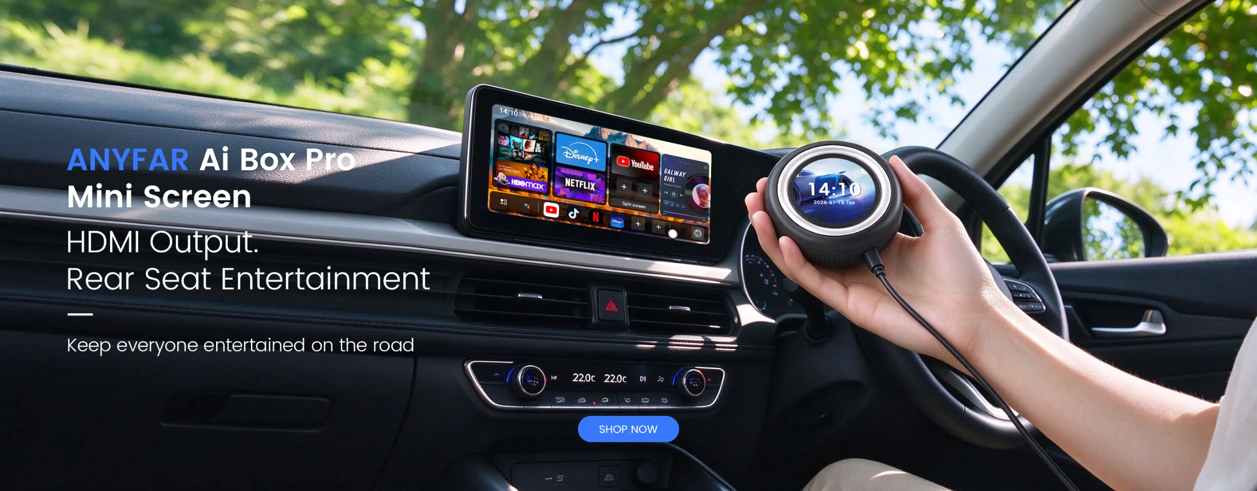 Wireless CarPlay adapter and Ai Box plug and play auto-pairing banner