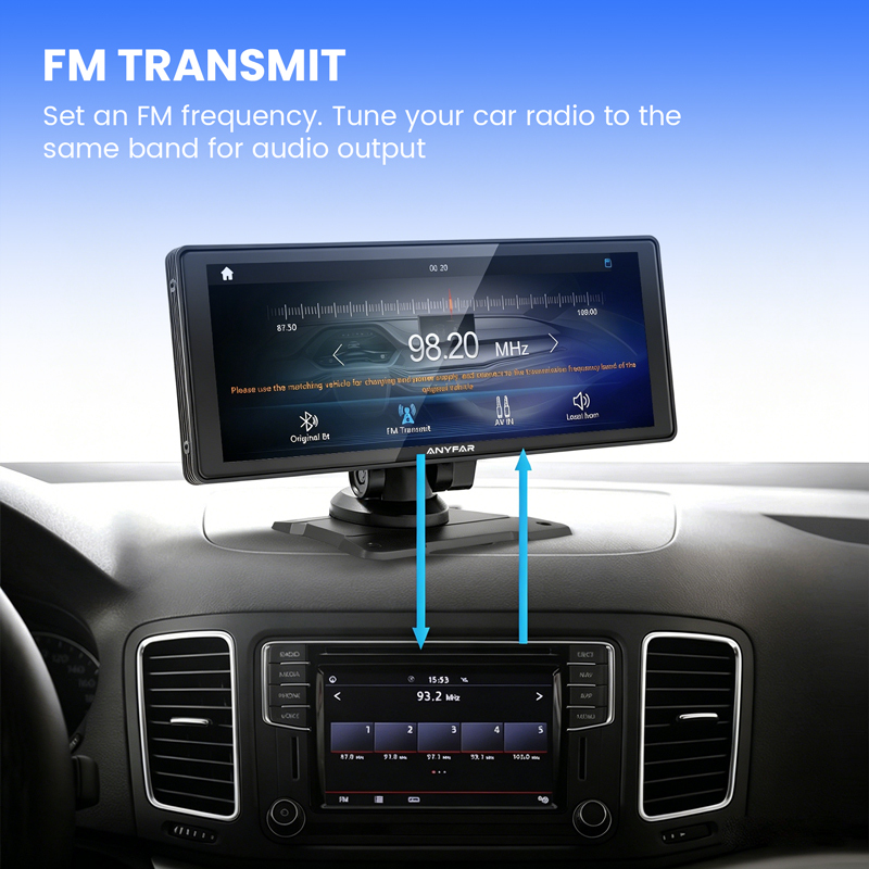 10.26 Inch CarPlay Android Auto Screen with 4 Ways of Sounding
