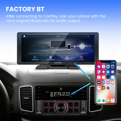 10.26 Inch CarPlay Android Auto Screen with 4 Ways of Sounding