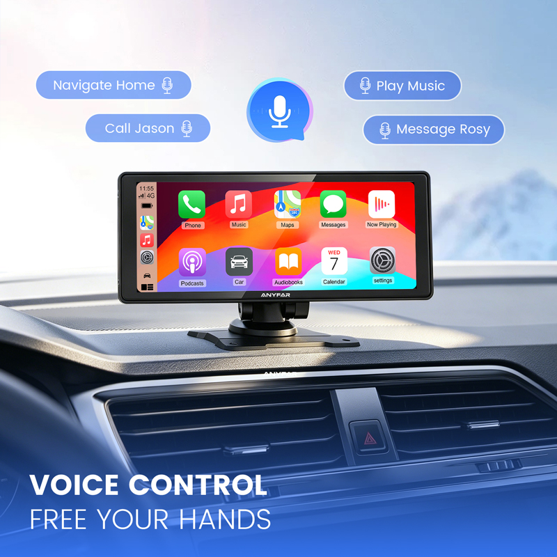 10.26 Inch CarPlay Android Auto Screen with 4 Ways of Sounding
