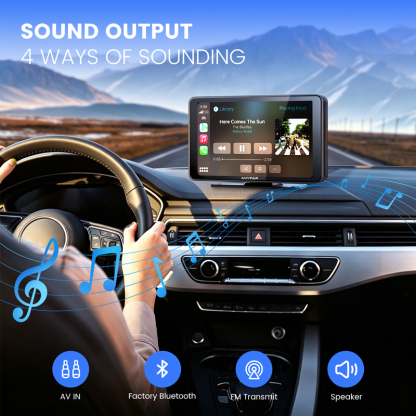7 Inch Portable CarPlay Screen Suitable for Any Car