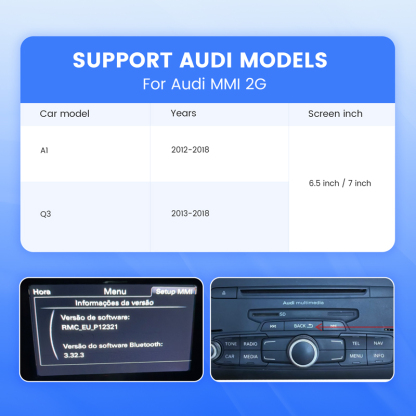 CarPlay Adapter Decoder for Audi MMI 2G 