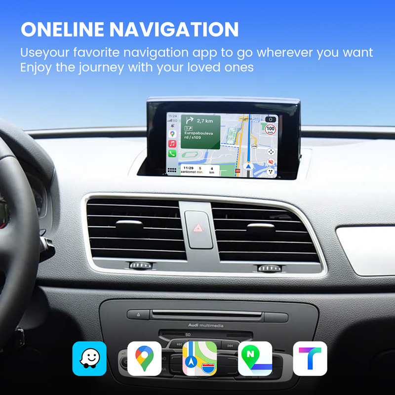 CarPlay Adapter Decoder for Audi MMI 2G 