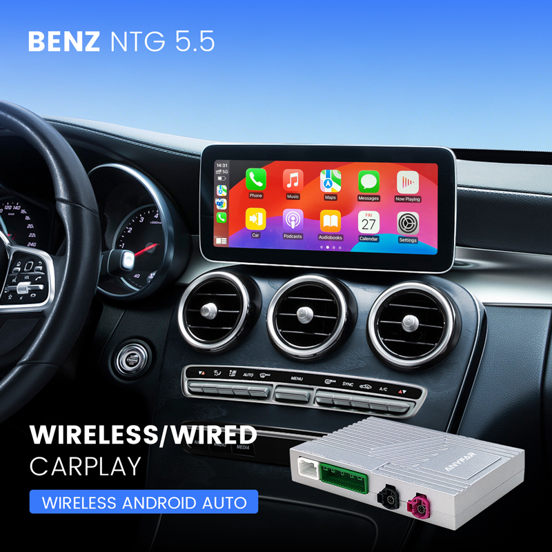 Wireless CarPlay Module for Mercedes-Benz 10.25" with NTG5.5