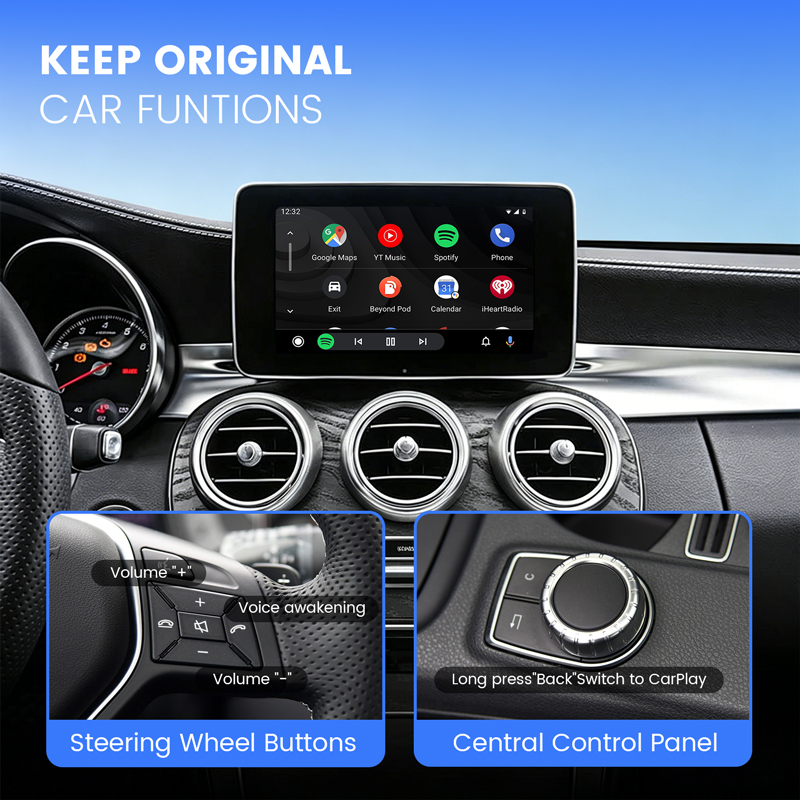 Carplay Retrofit Kit for Mercedes-Benz NTG 4.5/4.7
