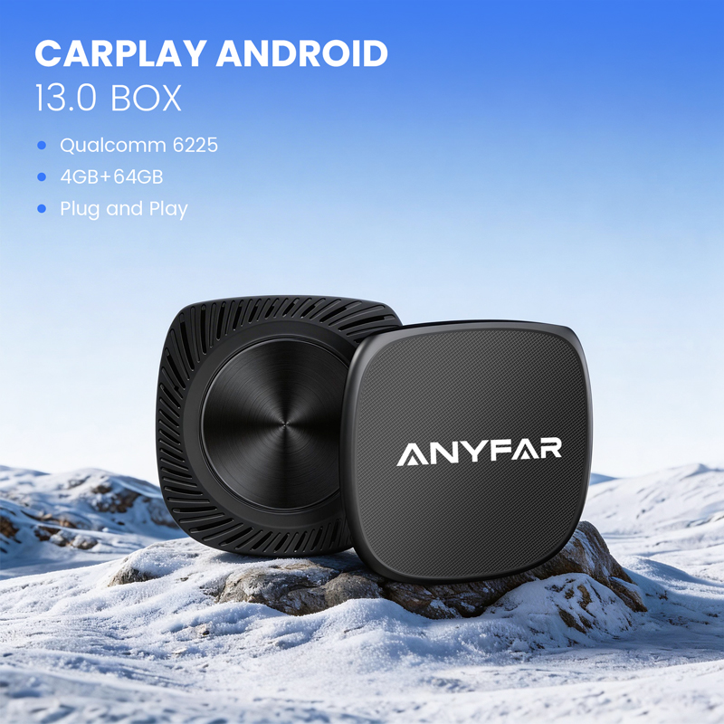 Split-screen Function CarPlay AI Box 3-in-1 Android 13.0