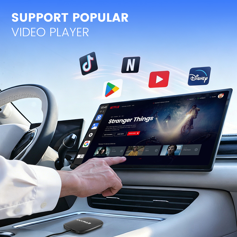 Split-screen Function CarPlay AI Box 3-in-1 Android 13.0