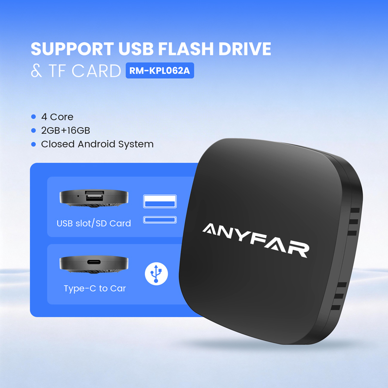 CarPlay & Android Auto Box 3-in-1 Android 13.0